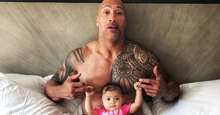 The Rock ponovno raznježio ženska srca preslatkom fotkom s kćeri